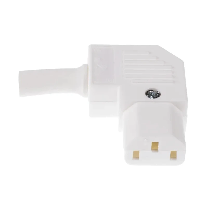 Bulgin IEC Connector C13 Right Angle Cable Mount 250V 10A Screw Termination PX0587/SE/WH