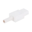 Bulgin C13 Straight Cable IEC Connector 250V 10A Male Screw Termination PX0587/WH