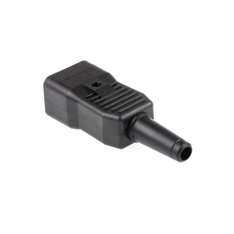 Schurter C20 Straight Cable IEC Connector, Male, Screw Termination, 250V, 16A, Rewireable 4796.0000