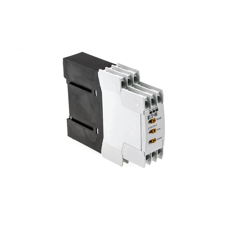 Eaton Series DIN Rail Timer Relay, Multifunction Function, 2-Contact DPDT, 24V ac/240V ac/dc, 0.05 s to 60 h Timing ETR4