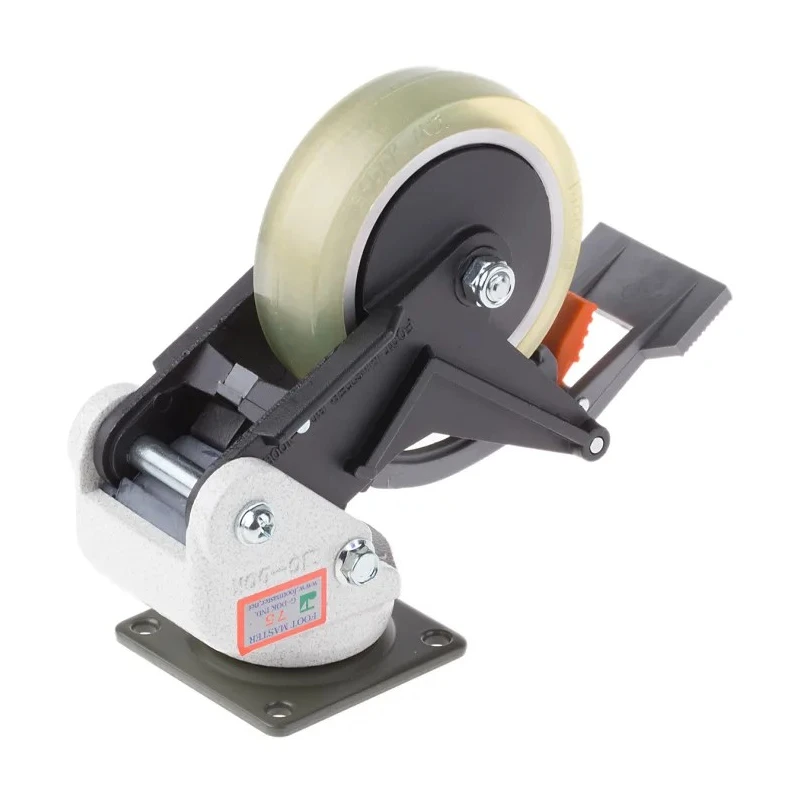 RS PRO Braked Swivel Castor 110 kg Load Capacity 100 mm Polyurethane Wheel 160 mm Overall Height 296-2871
