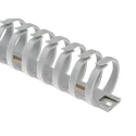 Hager Self-Adhesive Grey Flexible Slot Cable Trunking W33mm x D31 mm x L500 mm Polyamide W33mm