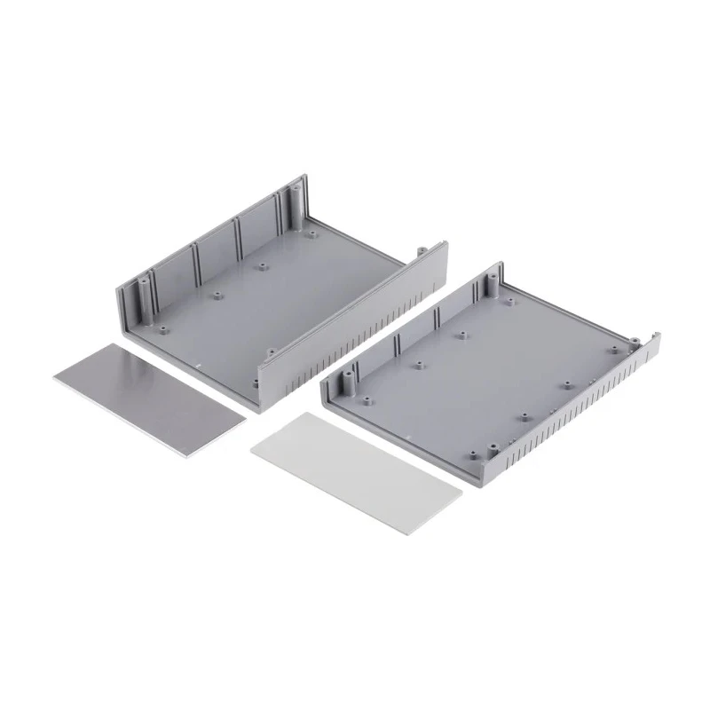 RS PRO Grey ABS Instrument Case 60 mm x 190 mm x 140 mm 315-961