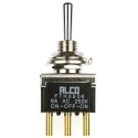 TE Connectivity Toggle Switch, Panel Mount, On-Off-On, SPDT, Solder Terminal, 12 V dc, 250 V ac FTH0904