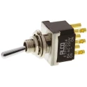 TE Connectivity Toggle Switch, Panel Mount, On-On, DPDT, Solder Terminal FTR0904