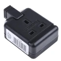 RS PRO 13A 1 Socket Type G Traling Socket 240V 296-3470