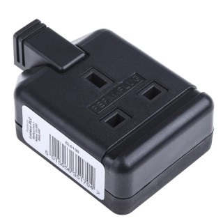 RS PRO 13A 1 Socket Type G Traling Socket 240V 296-3470