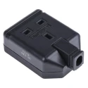 RS PRO 13A 1 Socket Type G Traling Socket 240V 296-3470