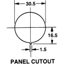 RS PRO Air Switch Actuator Push Button Panel Actuator 30.5mm x 30.5mm Length 32mm Depth 317-055