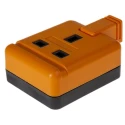 RS PRO 1 Socket Type G Trailing Socket, 240V 13A Durable Orange Rewireable Heavy-Duty 296-3492