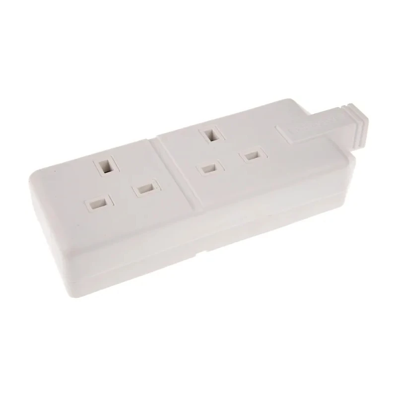 RS PRO Heavy Duty 2 Socket Type G Trailing Socket 240V 13A 296-3515