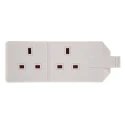 RS PRO Heavy Duty 2 Socket Type G Trailing Socket 240V 13A 296-3515