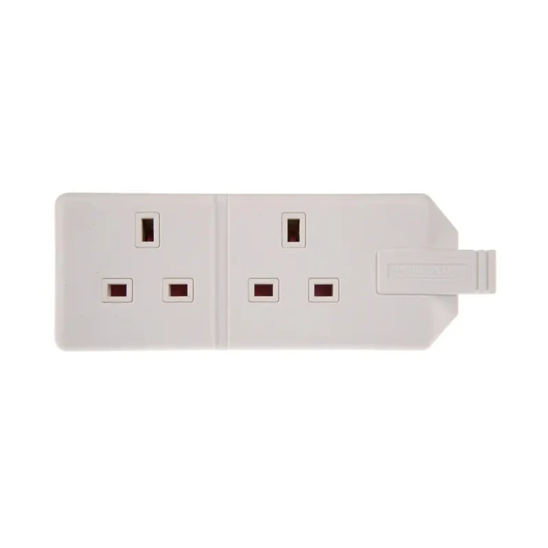 RS PRO Heavy Duty 2 Socket Type G Trailing Socket 240V 13A 296-3515