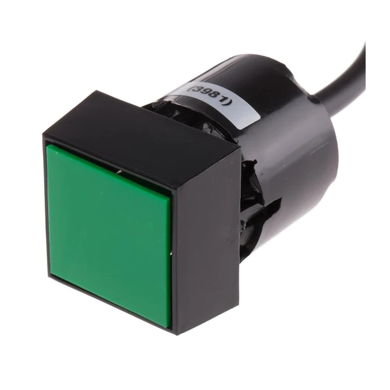 RS PRO Air Switch Actuator Cable Push Button Mount Type 30.5mm x 30.5mm 2m Tube Length 317-061