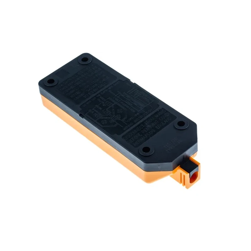RS PRO Heavy Duty 2 Socket Type G Trailing Socket 13A 240V Orange 296-3537