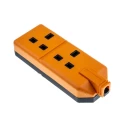 RS PRO Heavy Duty 2 Socket Type G Trailing Socket 13A 240V Orange 296-3537