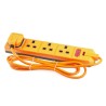 RS PRO 2 m 4 Socket Type G Extension Lead Power Strips, 240V, 13A, Heavy Duty Rubber Cord 296-3694