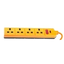RS PRO 2 m 4 Socket Type G Extension Lead Power Strips, 240V, 13A, Heavy Duty Rubber Cord 296-3694