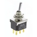 TE Connectivity Toggle Switch Panel Mount On-On DPDT Solder Terminal 12V dc 250V ac FTN09G04