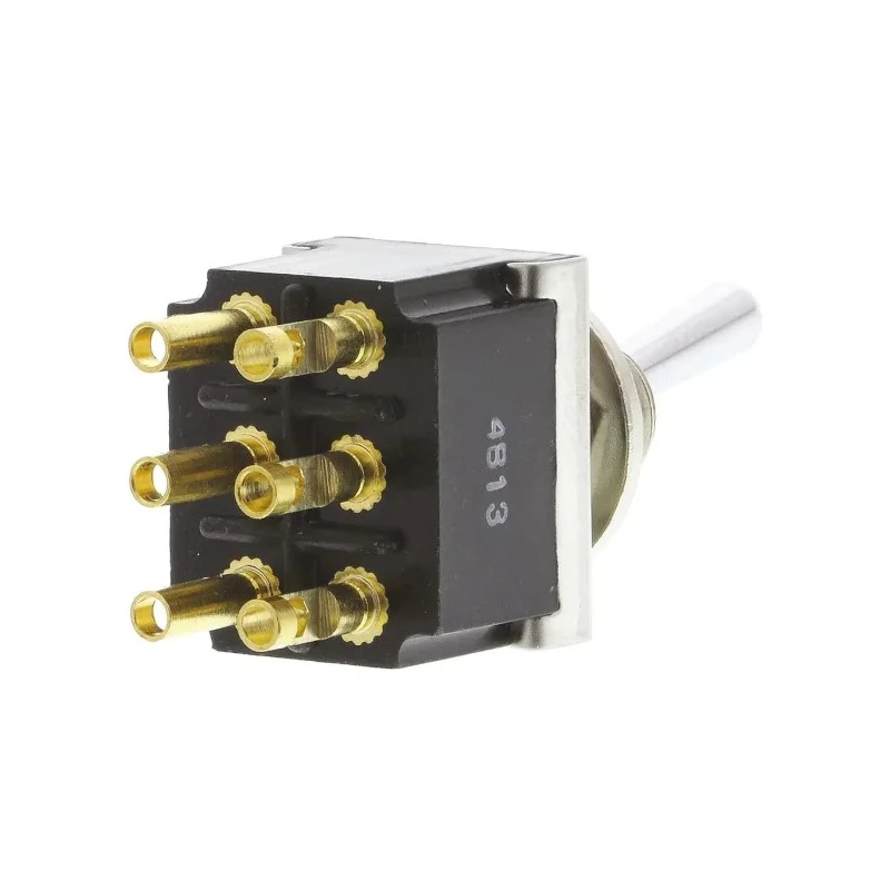 TE Connectivity Toggle Switch Panel Mount On-On DPDT Solder Terminal 12V dc 250V ac FTN09G04