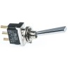 TE Connectivity Toggle Switch, Panel Mount, On-On, SPDT, Solder Terminal, 12 V dc, 6A, 250 V ac, Chrome Plated Brass 317-645