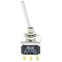 TE Connectivity Toggle Switch, Panel Mount, On-On DPDT, Solder Terminal, 250 V AC FTN7904