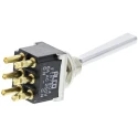 TE Connectivity Toggle Switch, Panel Mount, On-On DPDT, Solder Terminal, 250 V AC FTN7904