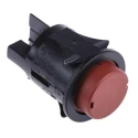 RS PRO Push Button Switch Momentary Panel 25 mm Cutout SPST Red LED IP67 250 V AC 319-332