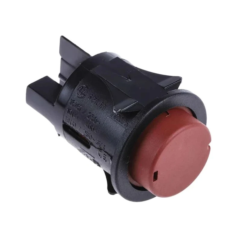RS PRO Push Button Switch Momentary Panel 25 mm Cutout SPST Red LED IP67 250 V AC 319-332