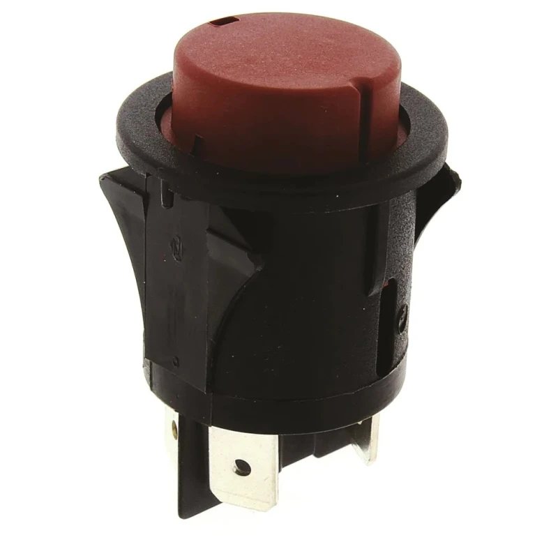 RS PRO Push Button Switch Momentary DPST Panel Mount Red LED IP67 250 V ac 319-354