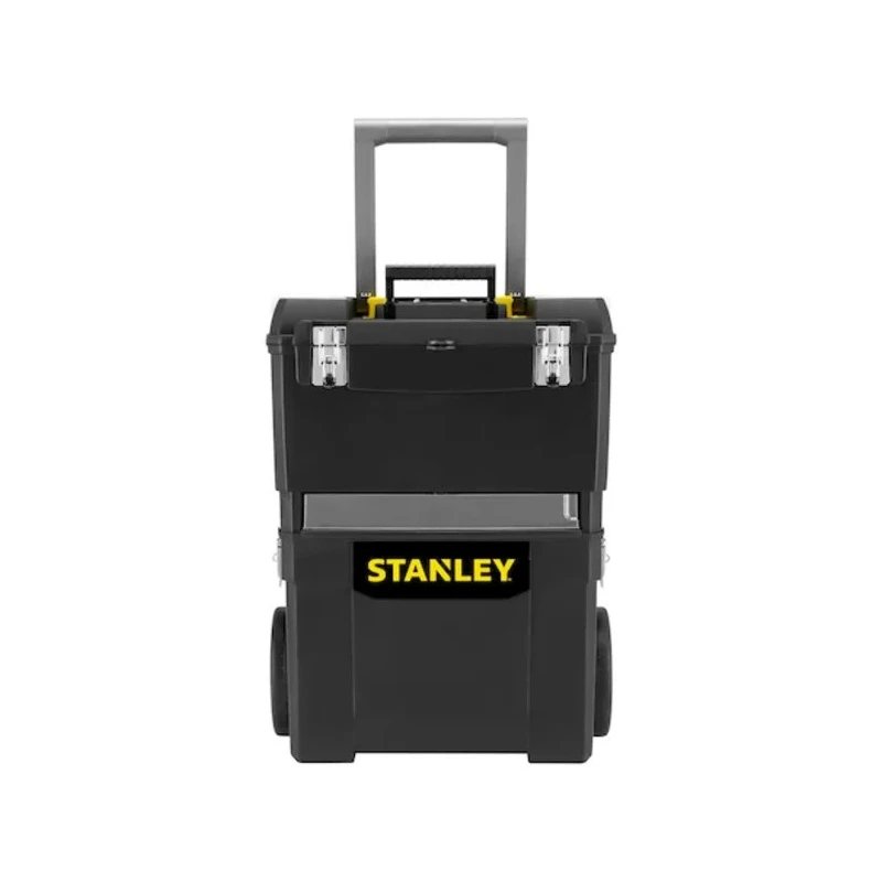 Stanley 3 Drawer Plastic Tool Box Wheeled with Removable Tote 473mm Length 470mm Width 619mm Height 1-93-968