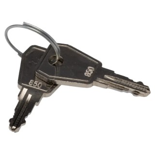 Lorlin 16mm Miniature 2-Position Key Switch with Silver Plated Contacts KEY850