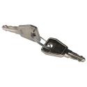 Lorlin 16mm Miniature 2-Position Key Switch with Silver Plated Contacts KEY850