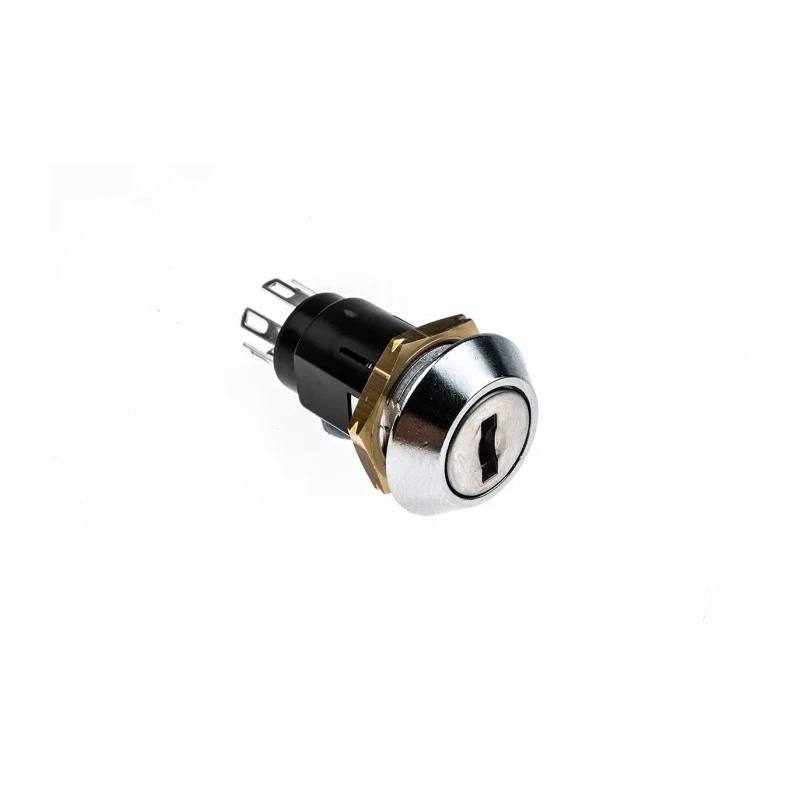 Lorlin Key Switch DPCO 1A 24V dc 240V ac 2-Position 2-Way Common Key Tapered Bezel SRL5MS2850