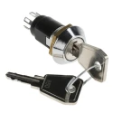 Lorlin Key Switch 2 Position Double Pole Change Over 1A 24V DC 240V AC Fibreglass Reinforced Polyamide SRL5LS2850