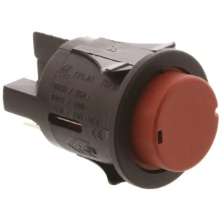 RS PRO Push Button Switch Latching Panel Mount SPST Red LED IP67 250 V AC 319-348