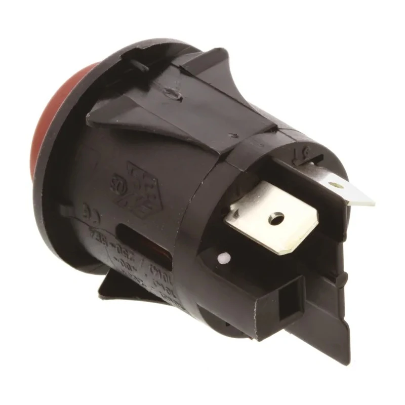 RS PRO Push Button Switch Latching Panel Mount SPST Red LED IP67 250 V AC 319-348