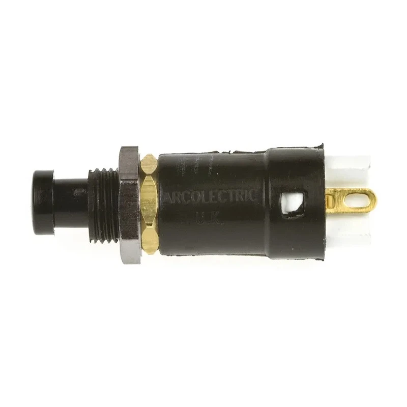 Arcolectric (Bulgin) Ltd 0918 Series Miniature Momentary Push Button Switch, Panel Mount, 7.1 mm Cutout, SPST T0918SOAAE