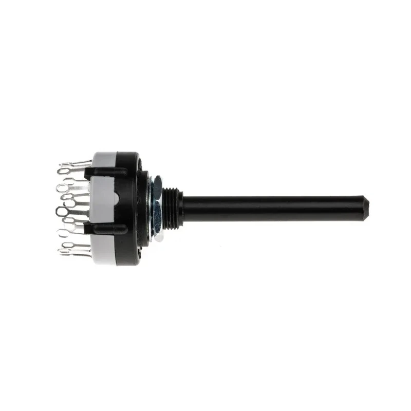 Lorlin 6 Position DPST Rotary Switch 150mA, 27.5mm Panel Mount, Polyamide Housing CK1030