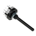 Lorlin 6 Position DPST Rotary Switch 150mA, 27.5mm Panel Mount, Polyamide Housing CK1030