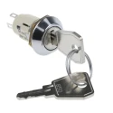 Lorlin Key Switch, SPCO, 5A, 2-Way Common Key, Fibreglass Reinforced Polyamide Housing SRL5ES2850