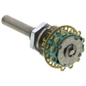 NSF MY Shorting SP12T Rotary Switch 1.5A 12-Position Panel Mount Solder Terminals SP12T