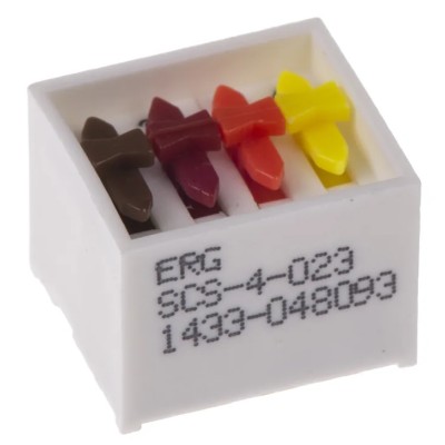 ERG Slide Rotary Coded DIP Switch Through Hole Taiwan SCS 04 023 STD