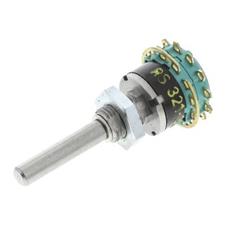 NSF MY Shorting 6 Position DP6T Rotary Switch, 1.5A, Solder Terminal, Diallyl Phthalate Housing DP6T