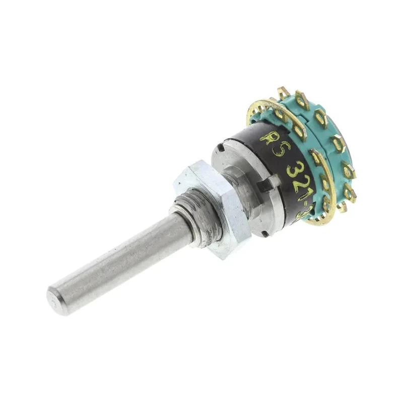 NSF MY Shorting 6 Position DP6T Rotary Switch, 1.5A, Solder Terminal, Diallyl Phthalate Housing DP6T