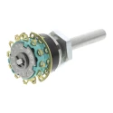 NSF MY Shorting 6 Position DP6T Rotary Switch, 1.5A, Solder Terminal, Diallyl Phthalate Housing DP6T
