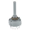 Lorlin 6 Position DPST Rotary Switch 150mA 250V AC 24V DC Polyamide Housing Panel Mount CK1025