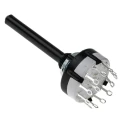 Lorlin 12 Position SPST Rotary Switch 150mA, Polyamide Housing, Panel Mount CK1029