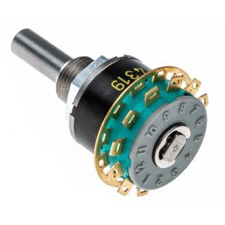 NSF GX 12 Position SP12T Rotary Switch 250mA Solder Terminal Germany SP12T
