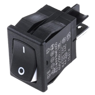 Carlingswitch SPST On-Off On-Off Panel Mount Aluminium Rocker Switch 8A 125V AC 28V DC IP66 IP67 621-1691909WXRC